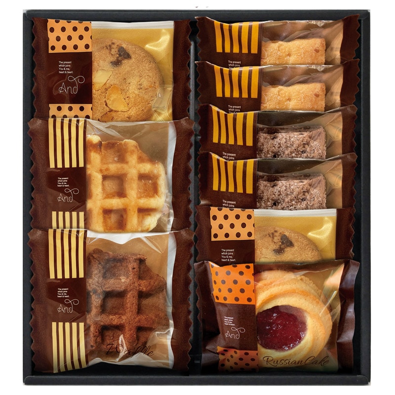 アンドスイーツセレクション  ／各種洋菓子セット 洋菓子 スイーツ・お菓子 食品 ギフト プレゼント プチギフト 祝い バレンタイン チョコ 以外 子供 友達 ホワイトデー お返し 人気 カード