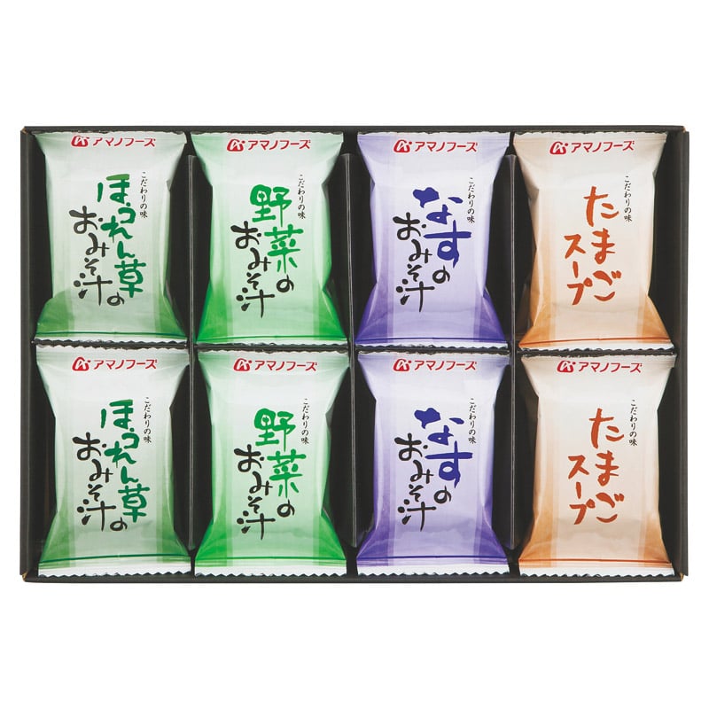 アマノフーズ 味わいづくしギフト /お吸い物 和風惣菜 惣菜・レトルト 食品 ギフト プレゼント プチギフト 祝い バレンタイン チョコ 以外 子供 友達 ホワイトデー お返し 人気 カード