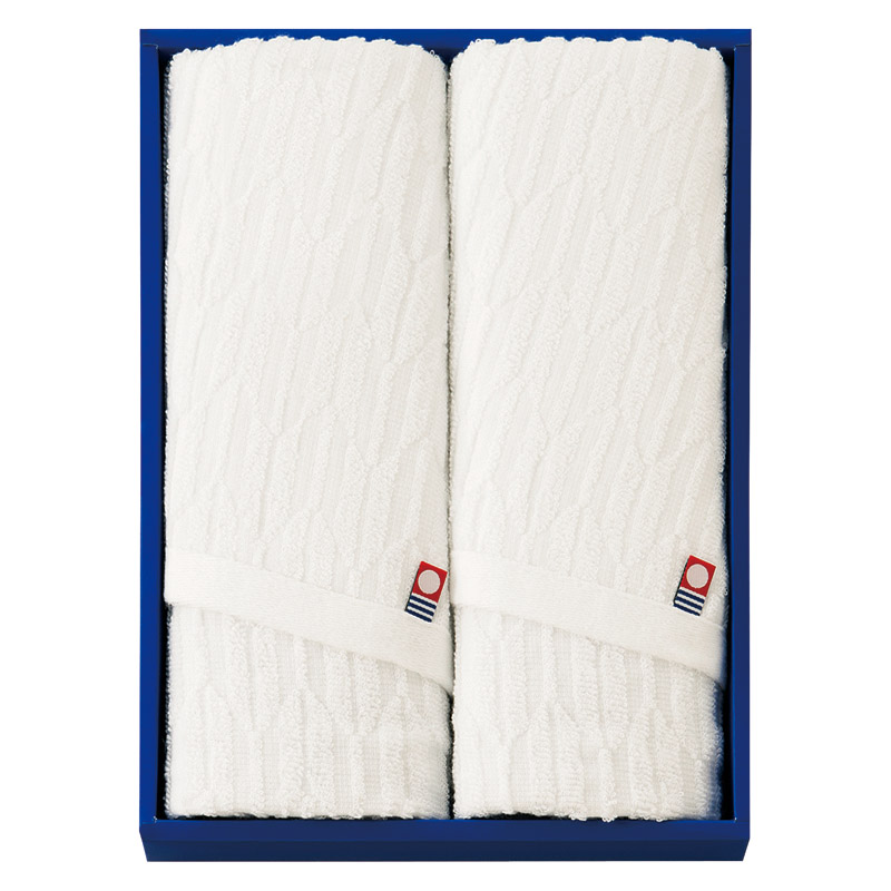 今治 ジャガードフェイスタオル2P  ／タオル 日用品・ヘルスケア ギフト プレゼント プチギフト 祝い バレンタイン チョコ 以外 子供 友達 ホワイトデー お返し 人気 カード