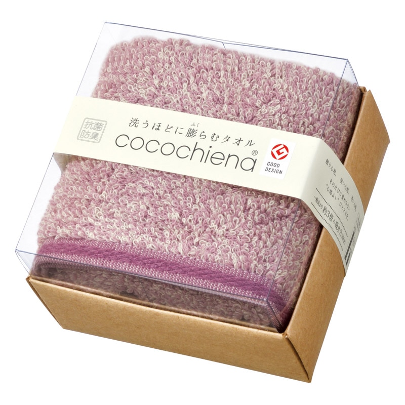 ココチエナ ココキューブ フェイスタオル ピンク ／タオル 日用品・ヘルスケア ギフト プレゼント プチギフト 祝い バレンタイン チョコ 以外 子供 友達 ホワイトデー お返し 人気 カード