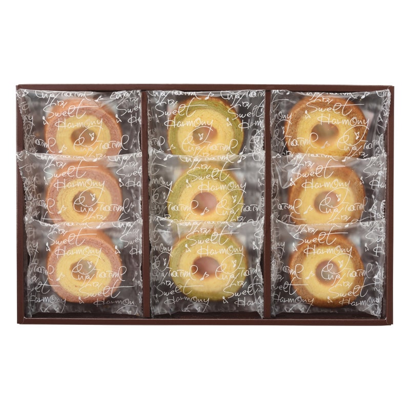 セレブコレクション カラフルバームクーヘン  ／バウムクーヘン クッキー・焼き菓子 スイーツ・お菓子 食品 ギフト プレゼント プチギフト 祝い バレンタイン チョコ 以外 子供 友達 ホワイトデー お返し 人気 カード