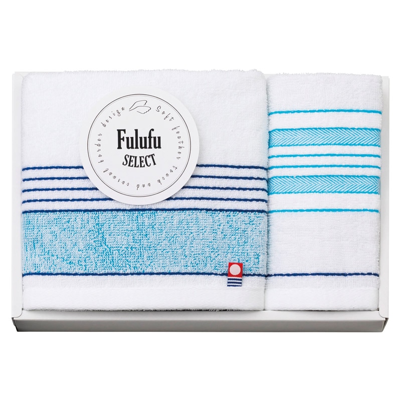 今治 Fulufu SELECT(フルフセレクト) フェイスタオル&ウォッシュタオル  ／タオル 日用品・ヘルスケア ギフト プレゼント プチギフト 祝い バレンタイン チョコ 以外 子供 友達 ホワイトデー お返し 人気 カード