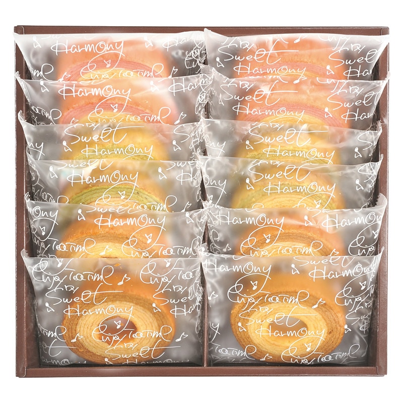 セレブコレクション カラフルバームクーヘン  ／バウムクーヘン クッキー・焼き菓子 スイーツ・お菓子 食品 ギフト プレゼント プチギフト 祝い バレンタイン チョコ 以外 子供 友達 ホワイトデー お返し 人気 カード