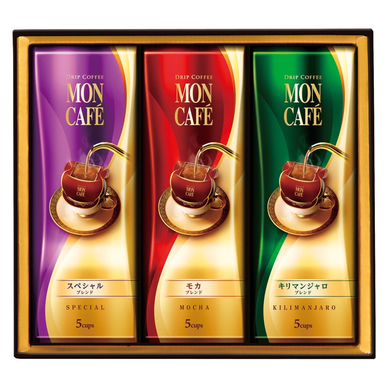 モンカフェ ドリップコーヒーギフト  ／インスタントコーヒー コーヒー 水・ソフトドリンク 飲料 ホワイトデー お返し 人気 プチ 卒業 入学 記念品 プレゼント お祝 2026 送料無料 ギフト プレゼント
