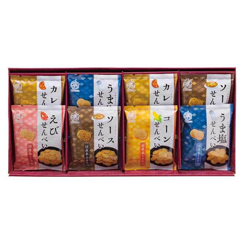 米菓 穂のなごみ  ／各種せんべい・米菓セット せんべい・米菓 スイーツ・お菓子 食品 ギフト プレゼント プチギフト 祝い バレンタイン チョコ 以外 子供 友達 ホワイトデー お返し 人気 カード
