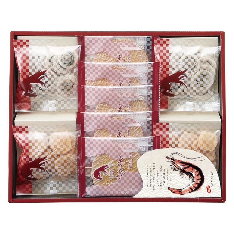 華優雅 えびせんギフト  ／各種せんべい・米菓セット せんべい・米菓 スイーツ・お菓子 食品 ギフト プレゼント プチギフト 祝い バレンタイン チョコ 以外 子供 友達 ホワイトデー お返し 人気 カード