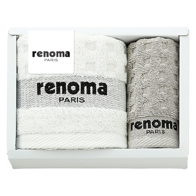 renoma フェイスタオル&タオルハンカチ /タオル 日用品・ヘルスケア ギフト プレゼント プチギフト 祝い バレンタイン チョコ 以外 子供 友達 ホワイトデー お返し 人気 カード