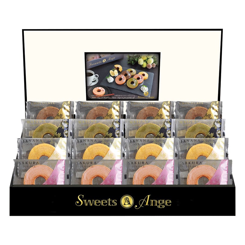 スイーツアンジュ 彩りバウムクーヘンセット  ／バウムクーヘン クッキー・焼き菓子 スイーツ・お菓子 食品 ギフト プレゼント プチギフト 祝い バレンタイン チョコ 以外 子供 友達 ホワイトデー お返し 人気 カード