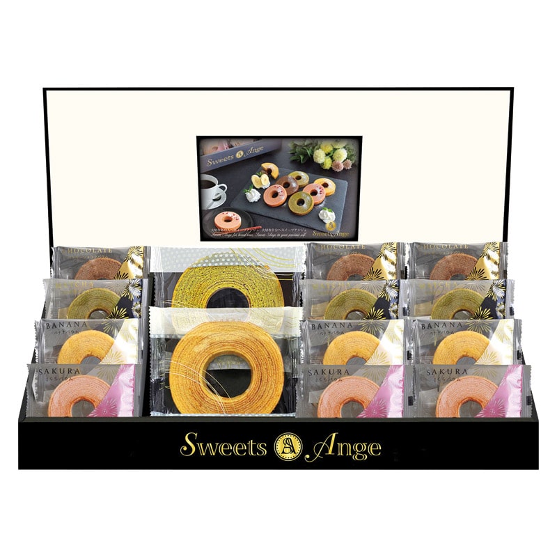 スイーツアンジュ 彩りバウムクーヘンセット  ／バウムクーヘン クッキー・焼き菓子 スイーツ・お菓子 食品 ギフト プレゼント プチギフト 祝い バレンタイン チョコ 以外 子供 友達 ホワイトデー お返し 人気 カード