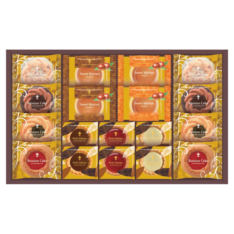 NAKAYAMA ガトーセック18個  ／各種洋菓子セット 洋菓子 スイーツ・お菓子 食品 ギフト プレゼント プチギフト 祝い バレンタイン チョコ 以外 子供 友達 ホワイトデー お返し 人気 カード