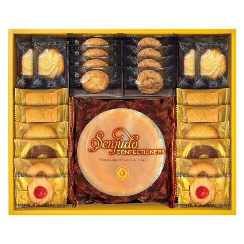 Senjudo チーズケーキ+クッキーセレクション  ／各種洋菓子セット 洋菓子 スイーツ・お菓子 食品 ギフト プレゼント プチギフト 祝い バレンタイン チョコ 以外 子供 友達 ホワイトデー お返し 人気 カード