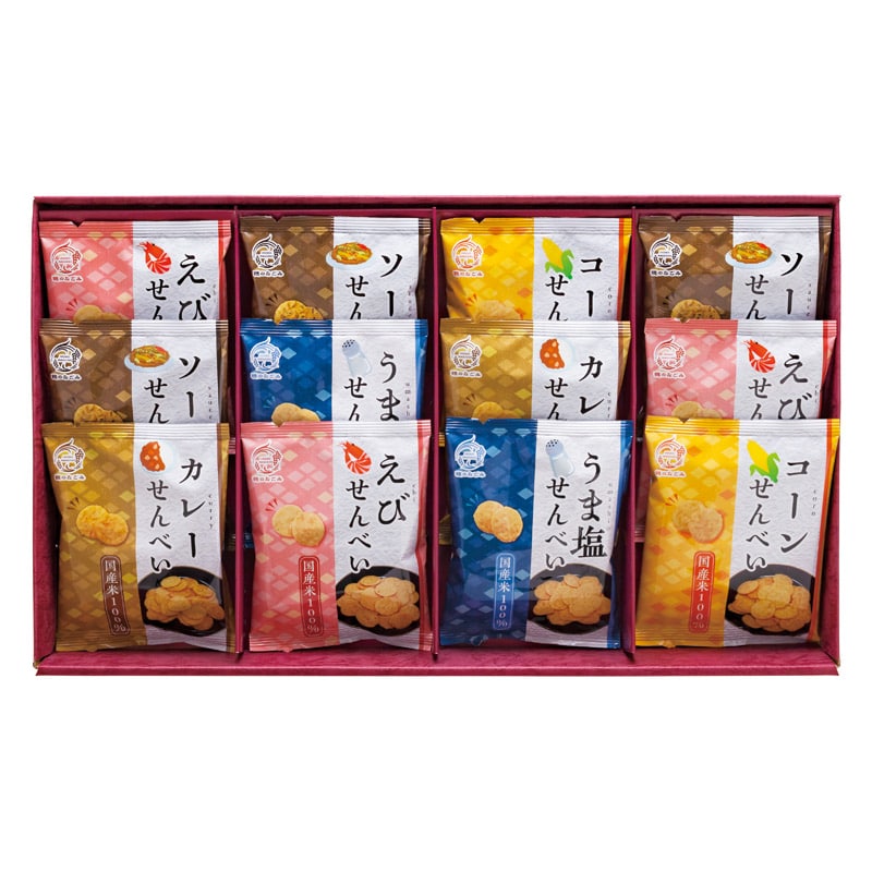 米菓 穂のなごみ  ／各種せんべい・米菓セット せんべい・米菓 スイーツ・お菓子 食品 ギフト プレゼント プチギフト 祝い バレンタイン チョコ 以外 子供 友達 ホワイトデー お返し 人気 カード