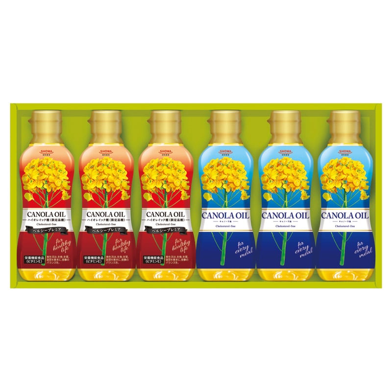 昭和産業 キャノーラオイルセット  ／セット・詰め合わせ 油 調味料 食品 ギフト プレゼント プチギフト 祝い バレンタイン チョコ 以外 子供 友達 ホワイトデー お返し 人気 カード