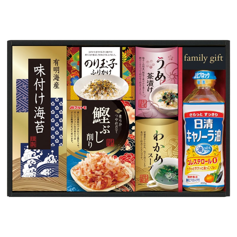 日清オイリオ食卓詰合せ /セット・詰め合わせ 調味料 食品 ギフト プレゼント プチギフト 祝い バレンタイン チョコ 以外 子供 友達 ホワイトデー お返し 人気 カード