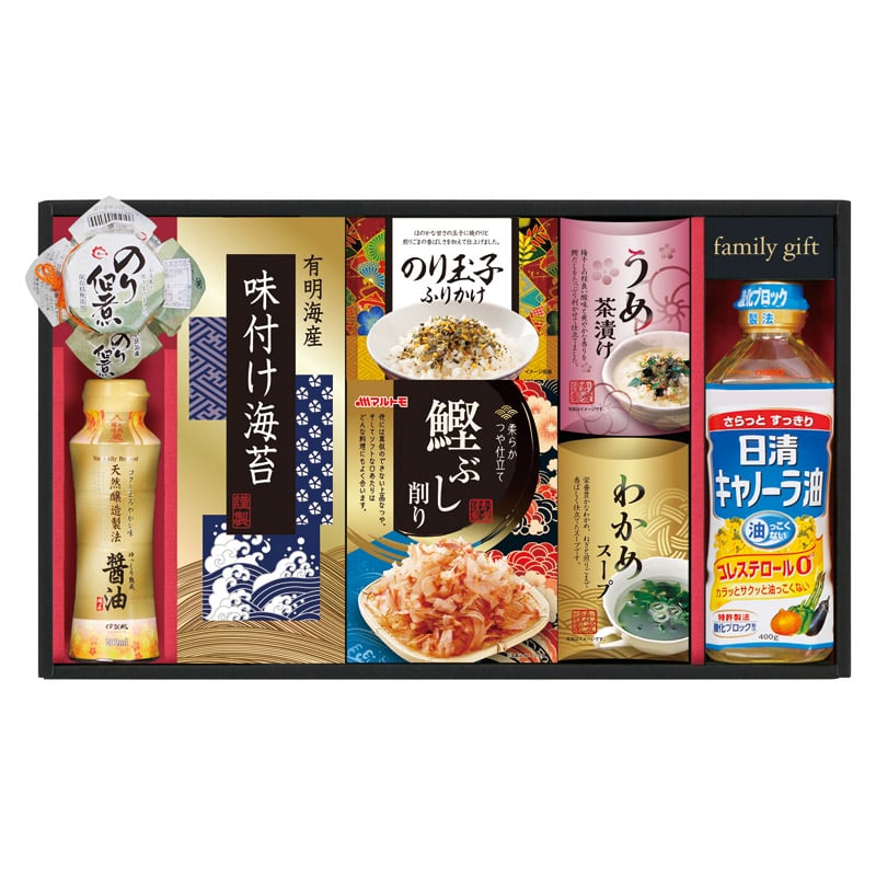 日清オイリオ食卓詰合せ /セット・詰め合わせ 調味料 食品 ギフト プレゼント プチギフト 祝い バレンタイン チョコ 以外 子供 友達 ホワイトデー お返し 人気 カード
