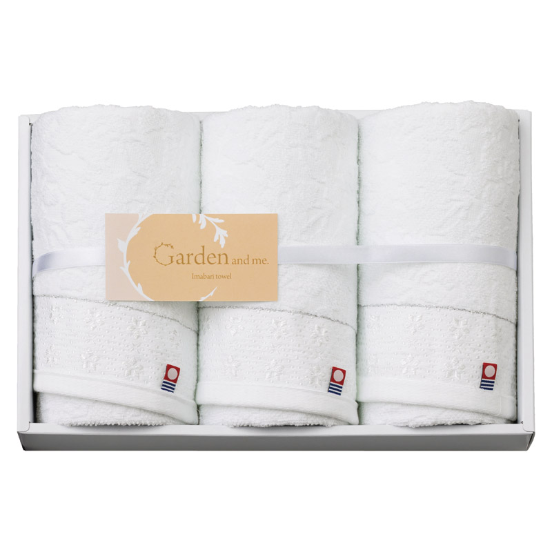 今治 Garden&me フェイスタオル3P /タオル 日用品・ヘルスケア ギフト プレゼント プチギフト 祝い バレンタイン チョコ 以外 子供 友達 ホワイトデー お返し 人気 カード