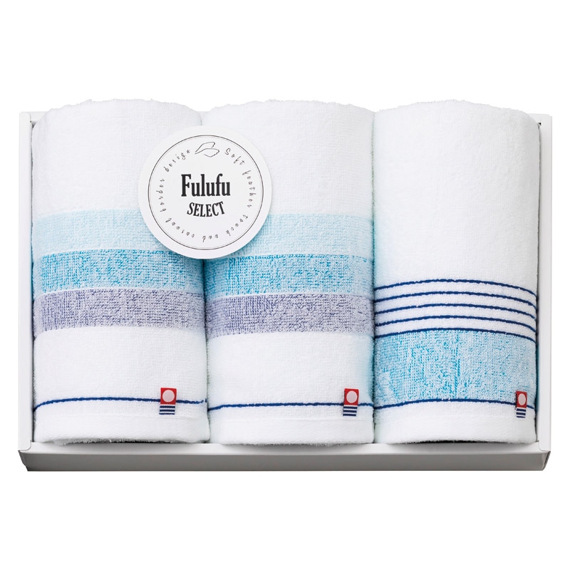今治 Fulufu SELECT(フルフセレクト) フェイスタオル3P /タオル 日用品・ヘルスケア ギフト プレゼント プチギフト 祝い バレンタイン チョコ 以外 子供 友達 ホワイトデー お返し 人気 カード