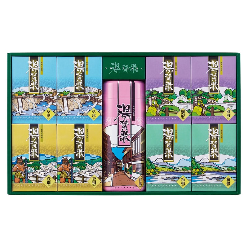 薬用入浴剤 湯･賛歌ギフト  ／入浴剤 バス用品 日用品・ヘルスケア ギフト プレゼント プチギフト 祝い バレンタイン チョコ 以外 子供 友達 ホワイトデー お返し 人気 カード