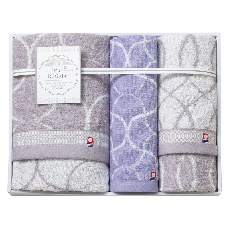 FIO REGALO タオルセット  ／タオル 日用品・ヘルスケア ギフト プレゼント プチギフト 祝い バレンタイン チョコ 以外 子供 友達 ホワイトデー お返し 人気 カード