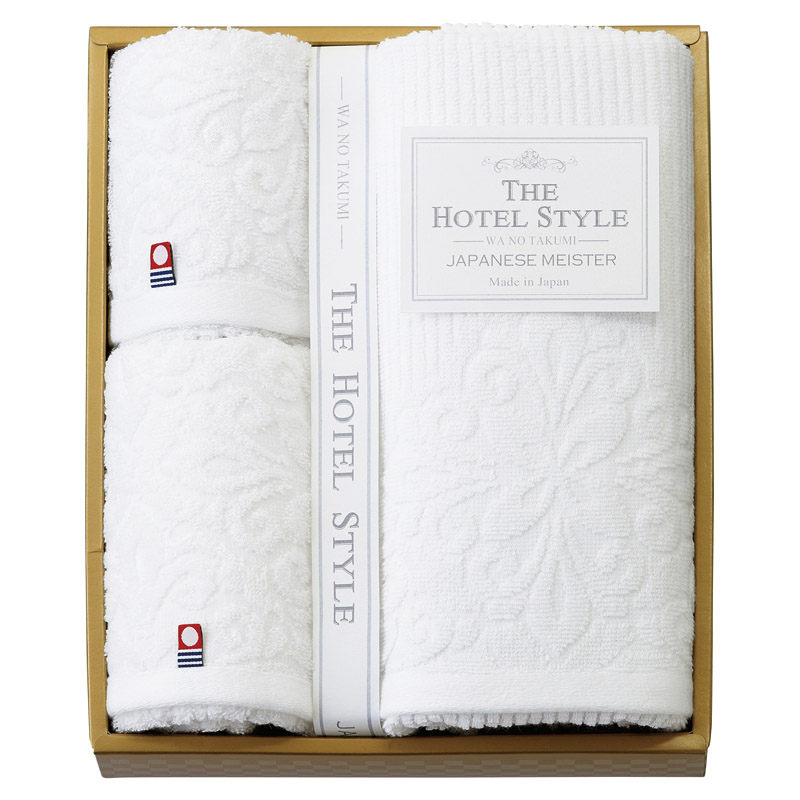 The Hotel Style - WA NO TAKUMI- タオルセット  ／タオル 日用品・ヘルスケア ギフト プレゼント プチギフト 祝い バレンタイン チョコ 以外 子供 友達 ホワイトデー お返し 人気 カード