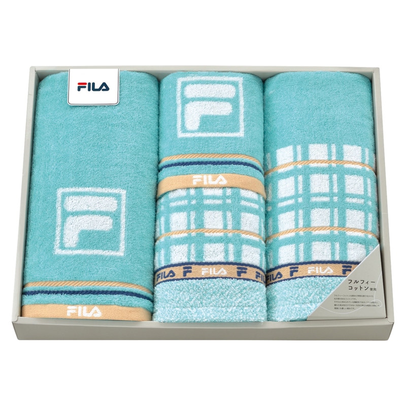 フィラ ラグーナ ロングタオル2P&フェイスタオル2P  ／タオル 日用品・ヘルスケア ギフト プレゼント プチギフト 祝い バレンタイン チョコ 以外 子供 友達 ホワイトデー お返し 人気 カード