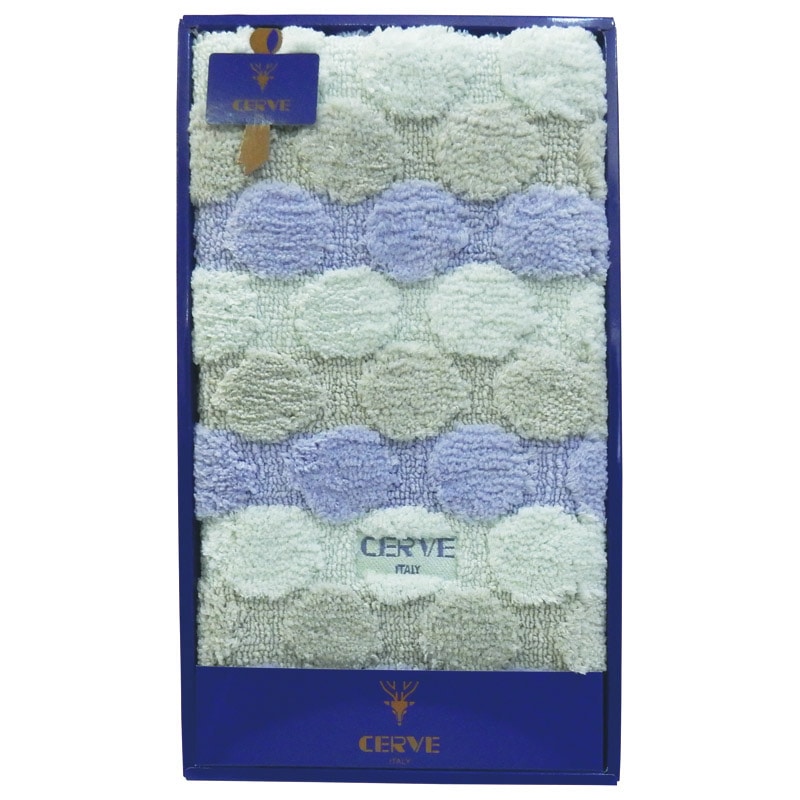 チェルベ ドット 大判バスマット ブルー ／バスマット バス用品 日用品・ヘルスケア ギフト プレゼント プチギフト 祝い バレンタイン チョコ 以外 子供 友達 ホワイトデー お返し 人気 カード