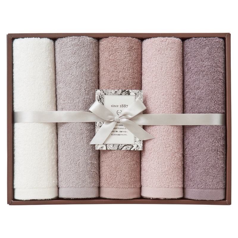 オウチツカイ スリムバスタオル5P  ／タオル 日用品・ヘルスケア ギフト プレゼント プチギフト 祝い バレンタイン チョコ 以外 子供 友達 ホワイトデー お返し 人気 カード