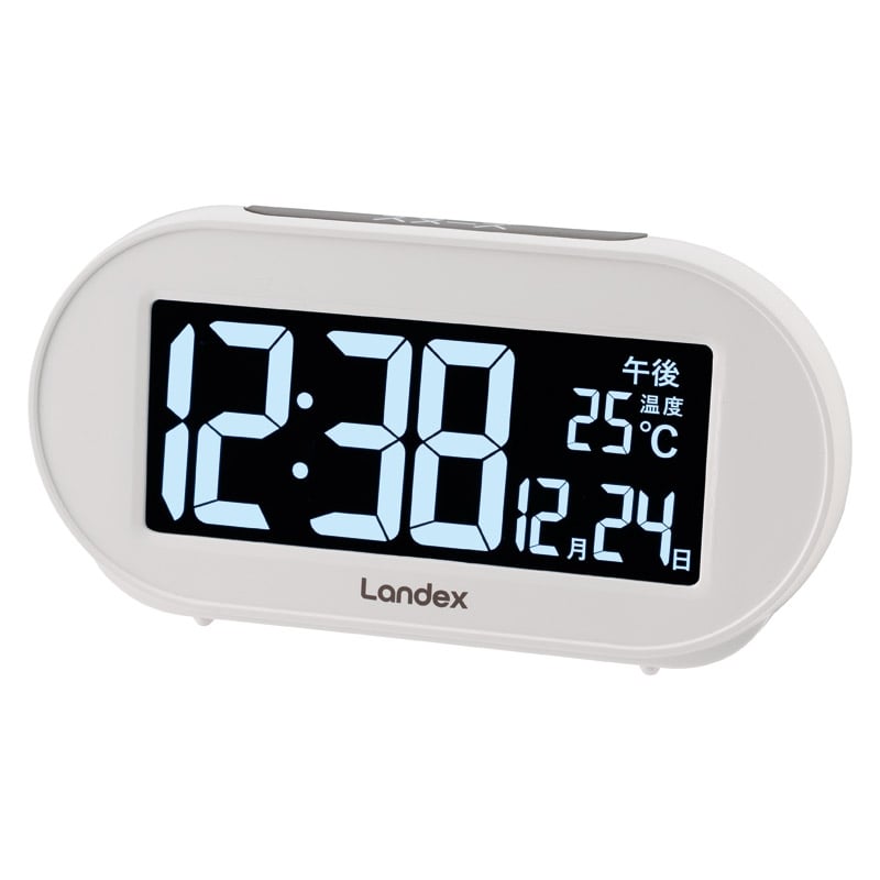 ランデックス デジタル置時計 ブライトエール  ／置き時計 置き時計・掛け時計 インテリア 住まい・家具 ギフト プレゼント プチギフト 祝い バレンタイン チョコ 以外 子供 友達 ホワイトデー お返し 人気 カード