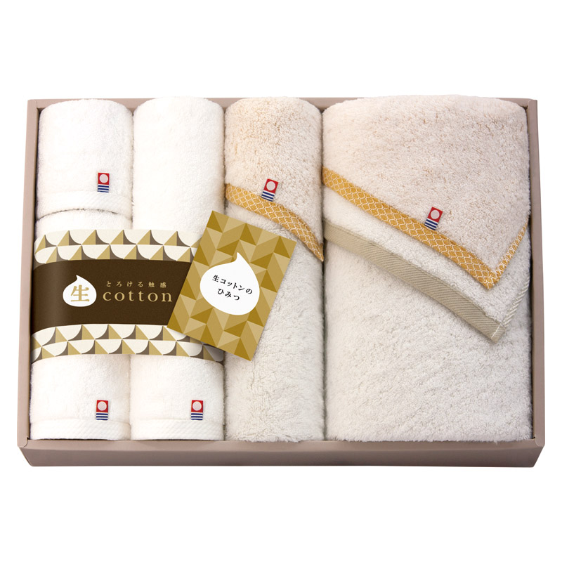生コットン -なまこっとん- 日本製 愛媛今治 タオルセット  ／タオル 日用品・ヘルスケア ホワイトデー お返し 人気 プチ 卒業 入学 記念品 プレゼント お祝 2026 送料無料 ギフト プレゼント