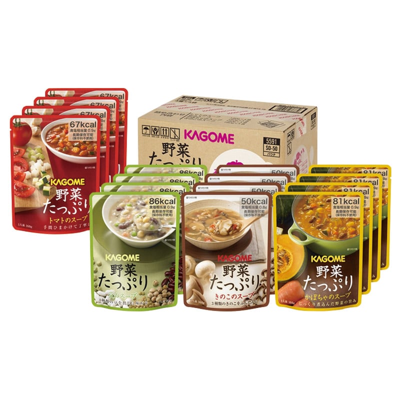 カゴメ 野菜たっぷりスープ  ／非常食セット 非常食 防災関連グッズ 日用品・ヘルスケア ギフト プレゼント プチギフト 祝い バレンタイン チョコ 以外 子供 友達 ホワイトデー お返し 人気 カード