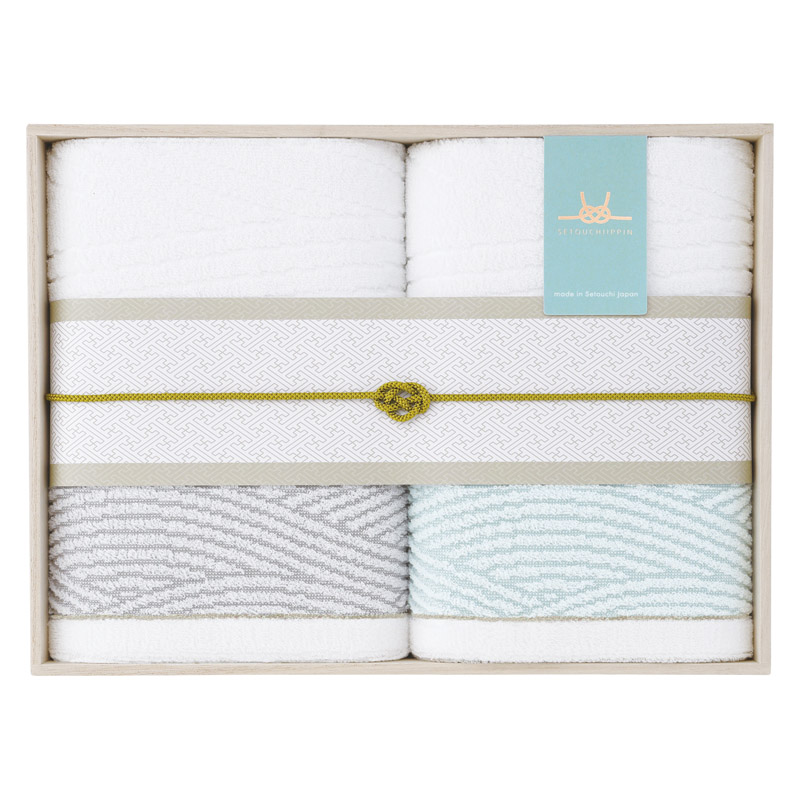 瀬戸内逸品 しおさい バスタオル2P(木箱入)  ／タオル 日用品・ヘルスケア ギフト プレゼント プチギフト 祝い バレンタイン チョコ 以外 子供 友達 ホワイトデー お返し 人気 カード