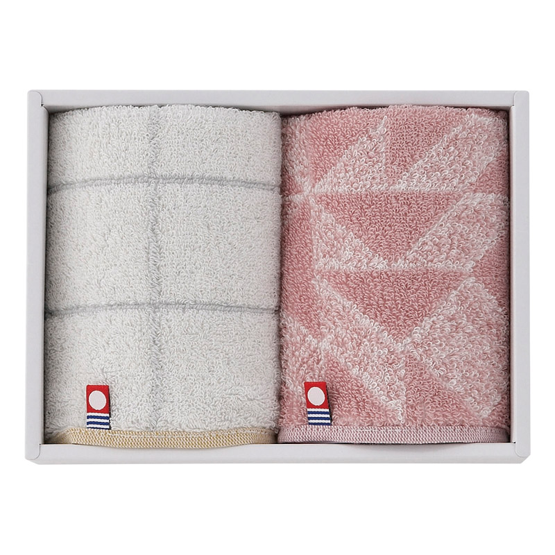 今治タオル Pucci タオルハンカチ2P ピンク ／タオル 日用品・ヘルスケア ギフト プレゼント プチギフト 祝い バレンタイン チョコ 以外 子供 友達 ホワイトデー お返し 人気 カード