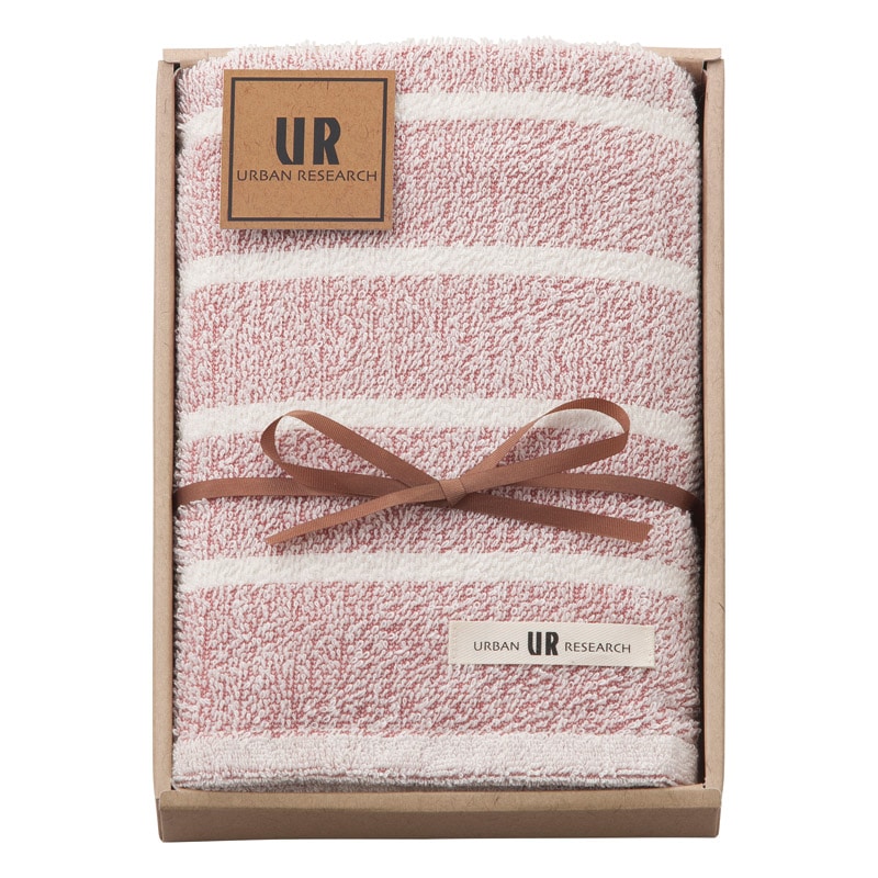 アーバンリサーチ フェイスタオル レッド ／タオル 日用品・ヘルスケア ギフト プレゼント プチギフト 祝い バレンタイン チョコ 以外 子供 友達 ホワイトデー お返し 人気 カード