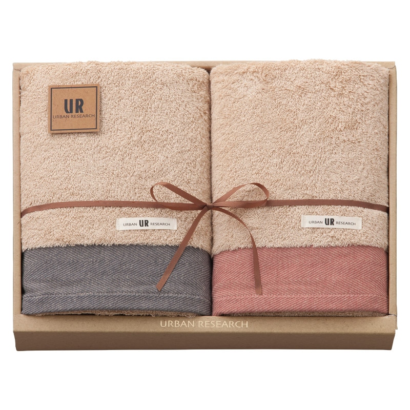 アーバンリサーチ バスタオル2P  ／タオル 日用品・ヘルスケア ギフト プレゼント プチギフト 祝い バレンタイン チョコ 以外 子供 友達 ホワイトデー お返し 人気 カード