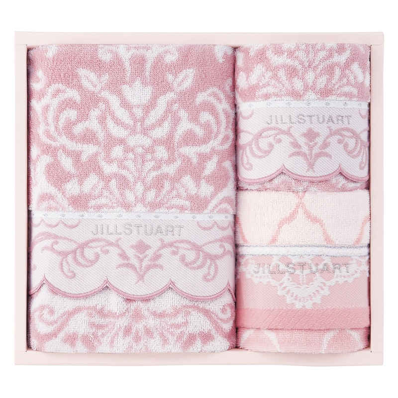 ジル スチュアート ブルームオーナメント タオルセット  ／タオル 日用品・ヘルスケア ギフト プレゼント プチギフト 祝い バレンタイン チョコ 以外 子供 友達 ホワイトデー お返し 人気 カード