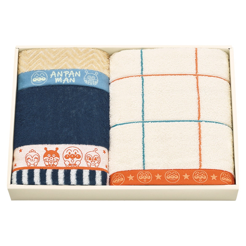 それいけ!アンパンマン ライン タオルセット  ／タオル 日用品・ヘルスケア ギフト プレゼント プチギフト 祝い バレンタイン チョコ 以外 子供 友達 ホワイトデー お返し 人気 カード