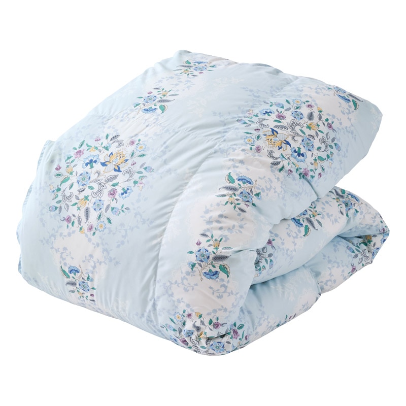 ミントン 羽毛掛けふとん ブルー ／掛け布団 寝具 住まい・家具 ギフト プレゼント プチギフト 祝い バレンタイン チョコ 以外 子供 友達 ホワイトデー お返し 人気 カード