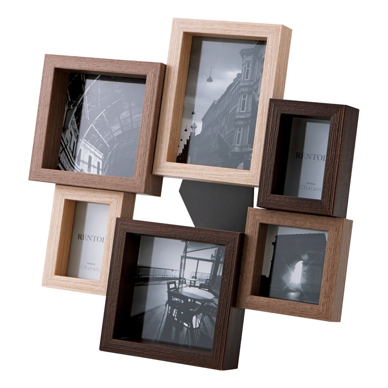 フォトフレーム(6オープン)  ／フォトフレーム 小物・置物 インテリア 住まい・家具 ギフト プレゼント プチギフト 祝い バレンタイン チョコ 以外 子供 友達 ホワイトデー お返し 人気 カード