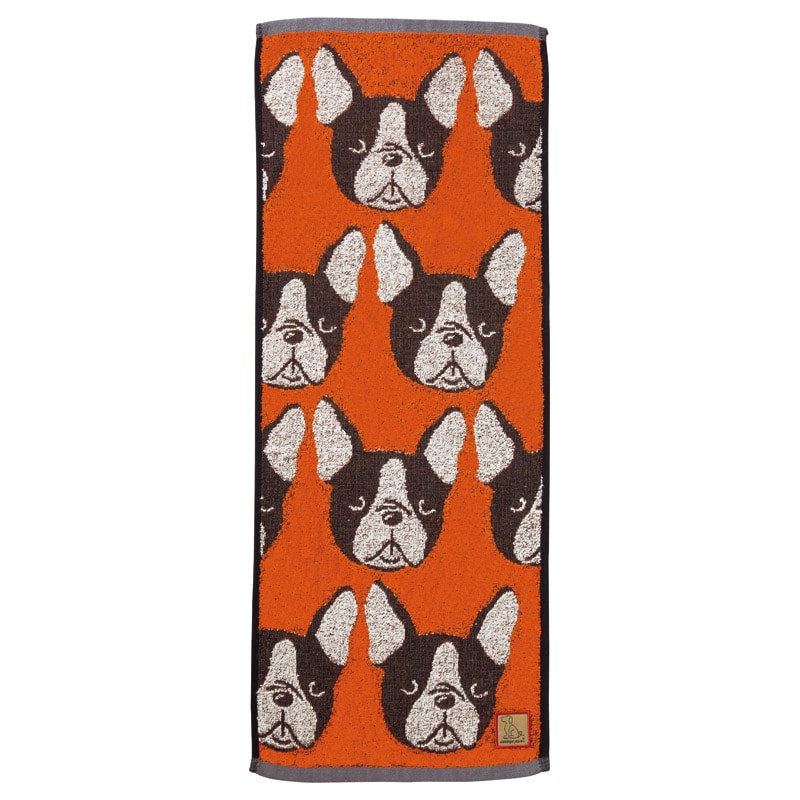 ワンダフルピース ラブアイズ スキニータオル フレンチ･ブルドッグ ／タオル 日用品・ヘルスケア ギフト プレゼント プチギフト 祝い バレンタイン チョコ 以外 子供 友達 ホワイトデー お返し 人気 カード