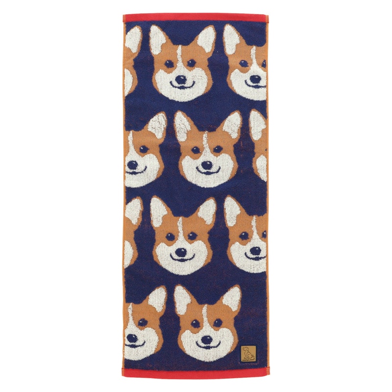 ワンダフルピース ラブアイズ スキニータオル コーギー ／タオル 日用品・ヘルスケア ギフト プレゼント プチギフト 祝い バレンタイン チョコ 以外 子供 友達 ホワイトデー お返し 人気 カード