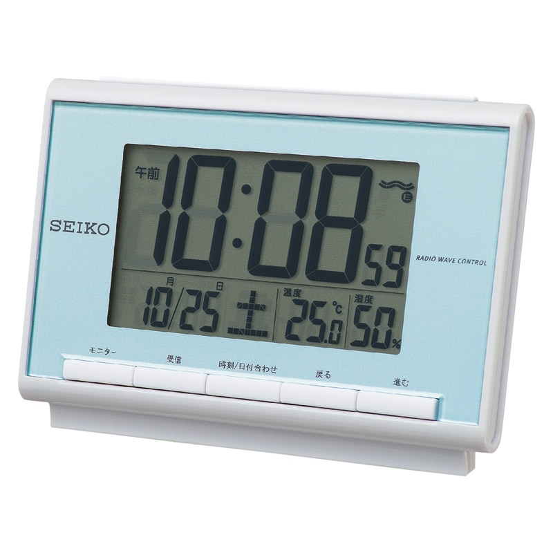 セイコー 電波デジタル目覚まし時計  ／置き時計・掛け時計 インテリア 住まい・家具 ギフト プレゼント プチギフト 祝い バレンタイン チョコ 以外 子供 友達 ホワイトデー お返し 人気 カード