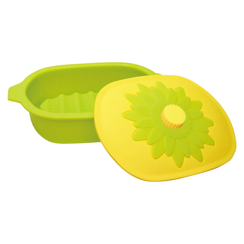 Mum's シリコンスチーマー グリーン ／電子レンジ用調理器具 調理器具 キッチン用品 ギフト プレゼント プチギフト 祝い バレンタイン チョコ 以外 子供 友達 ホワイトデー お返し 人気 カード