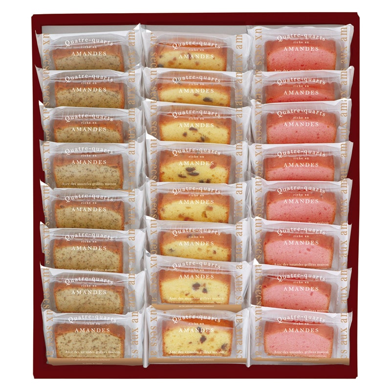 井桁堂 アーモンドリッチパウンド24個入  ／パウンドケーキ クッキー・焼き菓子 スイーツ・お菓子 食品 ギフト プレゼント プチギフト 祝い バレンタイン チョコ 以外 子供 友達 ホワイトデー お返し 人気 カード