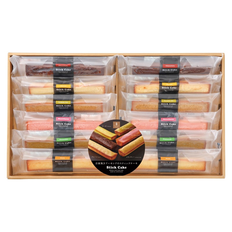 井桁堂 スティックケーキギフト 12個入  ／各種洋菓子セット 洋菓子 スイーツ・お菓子 食品 ギフト プレゼント プチギフト 祝い バレンタイン チョコ 以外 子供 友達 ホワイトデー お返し 人気 カード
