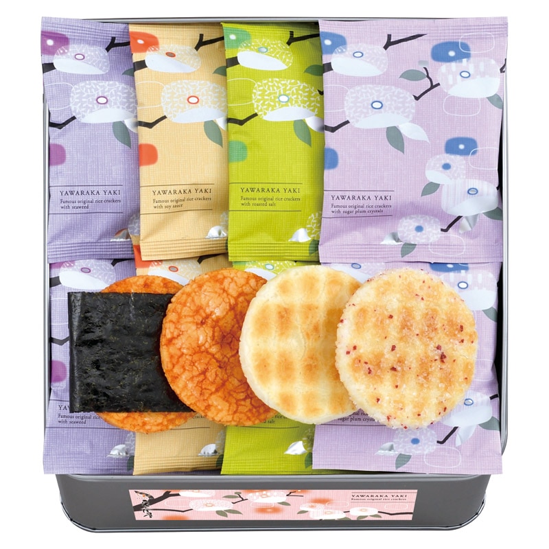 えくぼ屋 やわらか焼  ／各種せんべい・米菓セット せんべい・米菓 スイーツ・お菓子 食品 ギフト プレゼント プチギフト 祝い バレンタイン チョコ 以外 子供 友達 ホワイトデー お返し 人気 カード