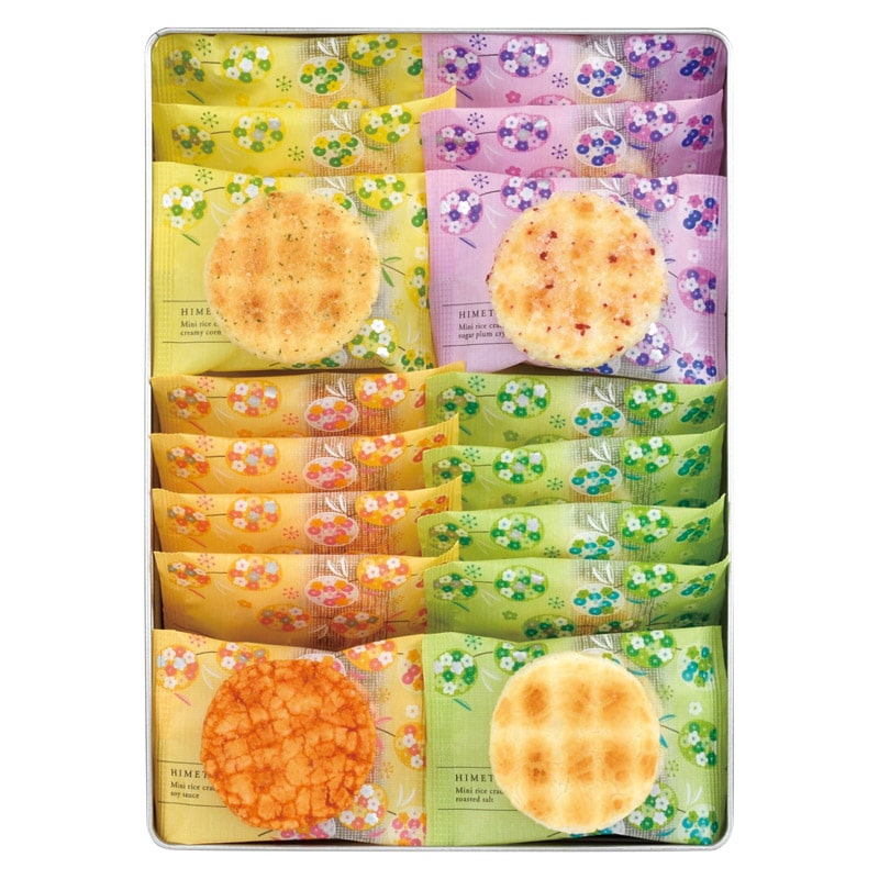 えくぼ屋 姫てまり詰合せ  ／各種せんべい・米菓セット せんべい・米菓 スイーツ・お菓子 食品 ギフト プレゼント プチギフト 祝い バレンタイン チョコ 以外 子供 友達 ホワイトデー お返し 人気 カード