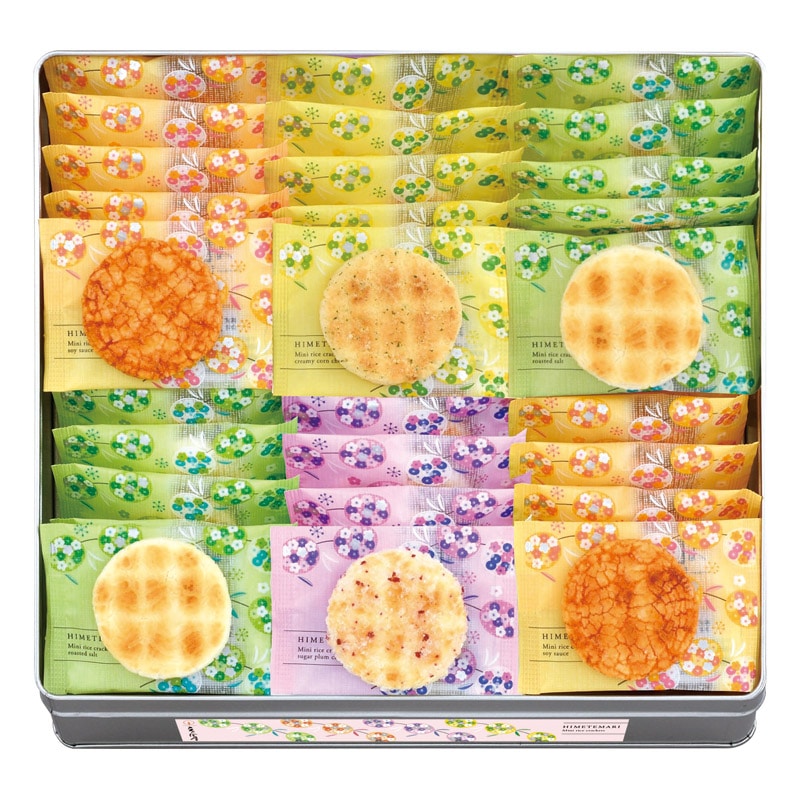 えくぼ屋 姫てまり詰合せ  ／各種せんべい・米菓セット せんべい・米菓 スイーツ・お菓子 食品 ギフト プレゼント プチギフト 祝い バレンタイン チョコ 以外 子供 友達 ホワイトデー お返し 人気 カード