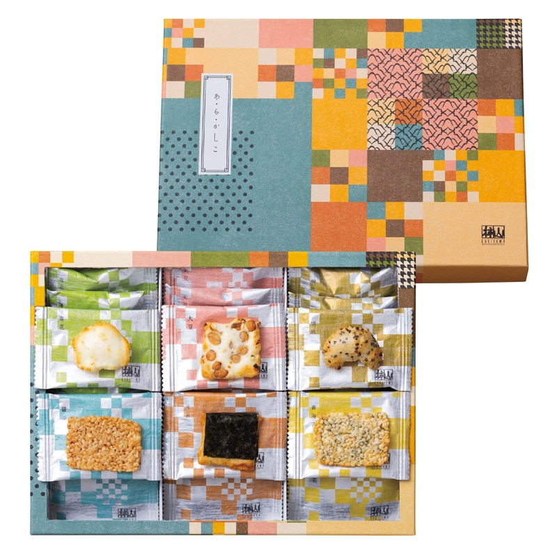 赤坂柿山 あ･ら･かしこ  ／あられ・おかき せんべい・米菓 スイーツ・お菓子 食品 ギフト プレゼント プチギフト 祝い バレンタイン チョコ 以外 子供 友達 ホワイトデー お返し 人気 カード