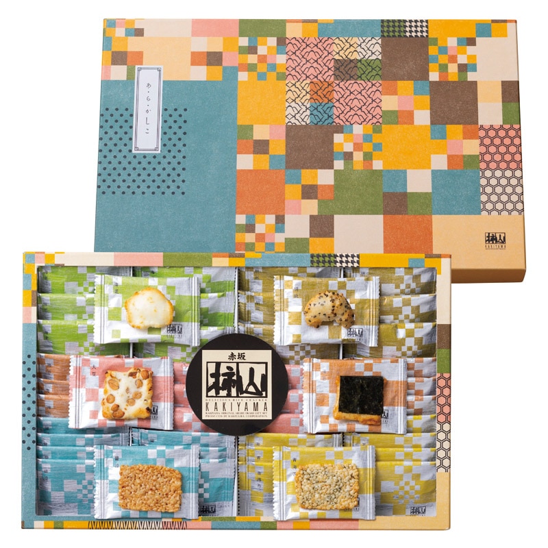 赤坂柿山 あ･ら･かしこ  ／あられ・おかき せんべい・米菓 スイーツ・お菓子 食品 ギフト プレゼント プチギフト 祝い バレンタイン チョコ 以外 子供 友達 ホワイトデー お返し 人気 カード