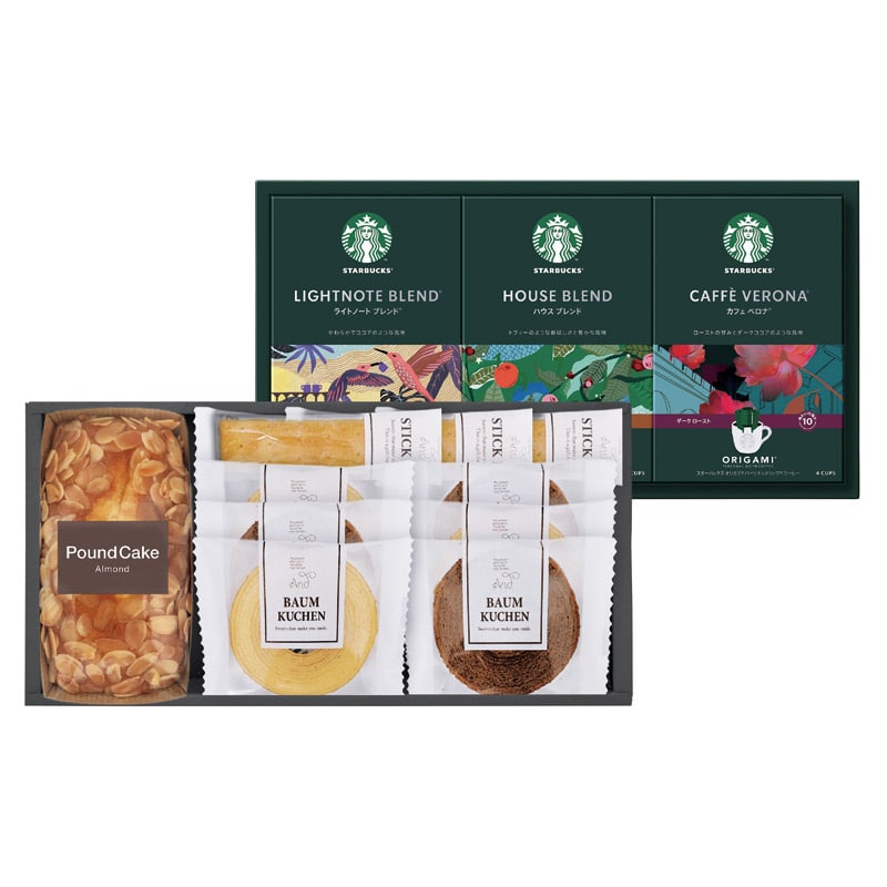 スターバックスコーヒー&スイーツギフト  ／インスタントコーヒー コーヒー 水・ソフトドリンク 飲料 ホワイトデー お返し 人気 プチ 卒業 入学 記念品 プレゼント お祝 2026 送料無料 ギフト プレゼント